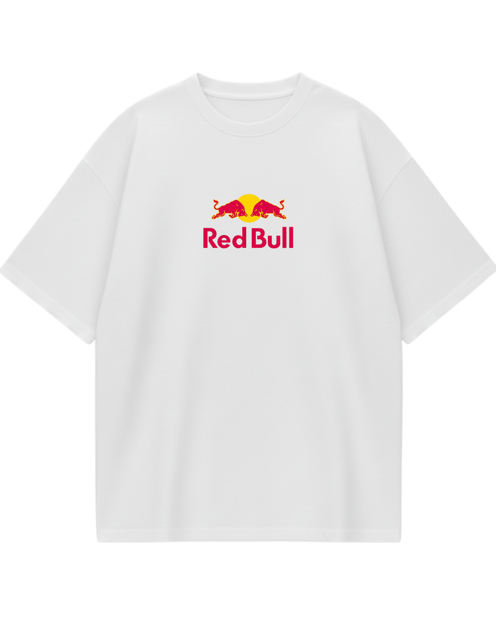 F1 White Red Bull Oversized Tee