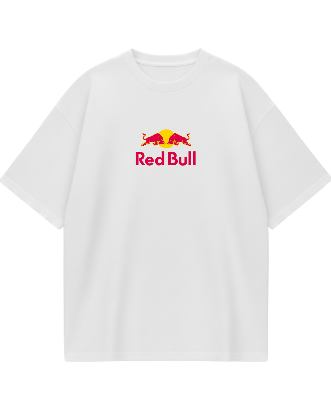 F1 White Red Bull Oversized Tee