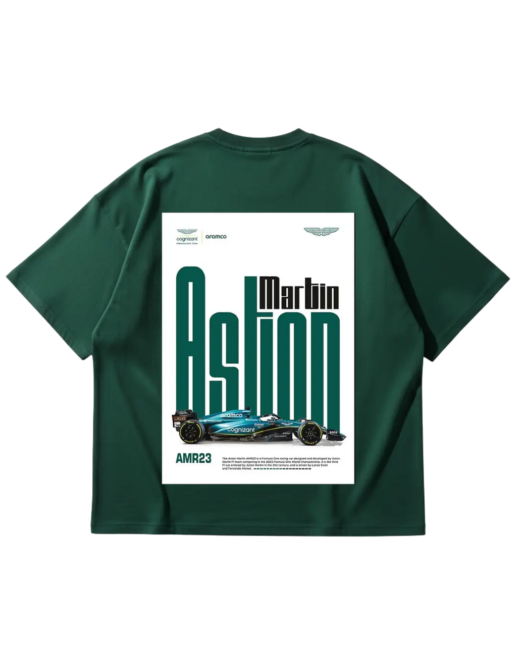 Aston Martin Green Oversized Tee