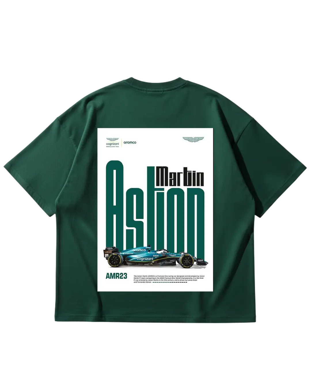 Aston Martin Green Oversized Tee