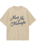 Taylor Swift Midnights Beige Oversized Tee