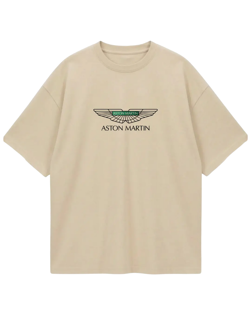Aston Martin Beige Oversized Tee