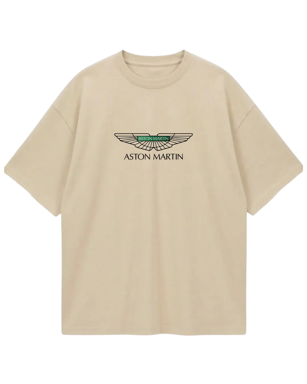 Aston Martin Beige Oversized Tee