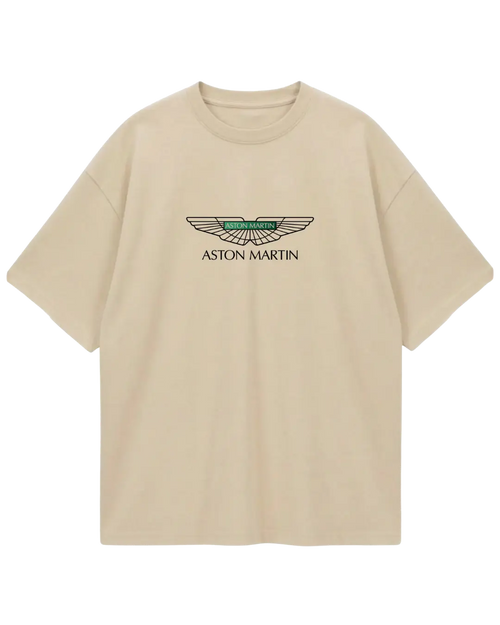 Aston Martin Beige Oversized Tee