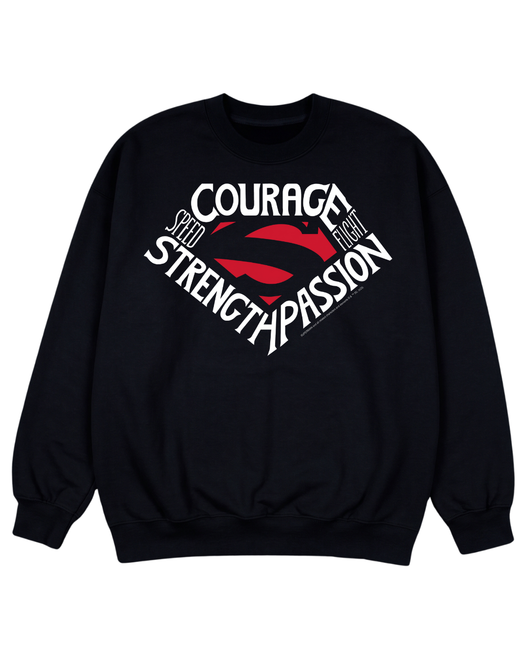 Superman Black Sweatshirt