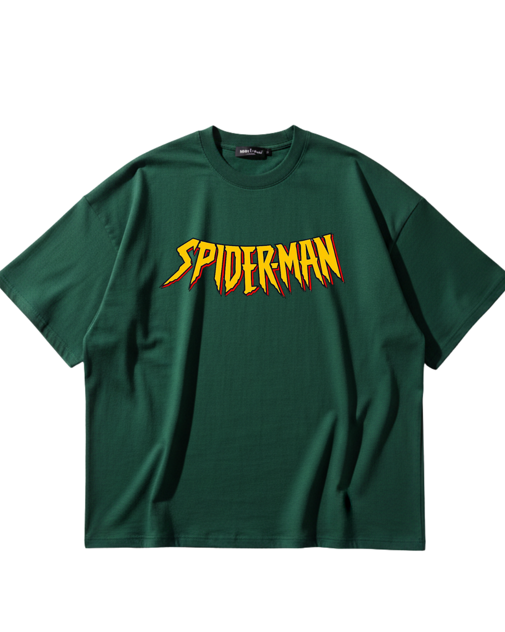 Spider Man Green Oversized Tee