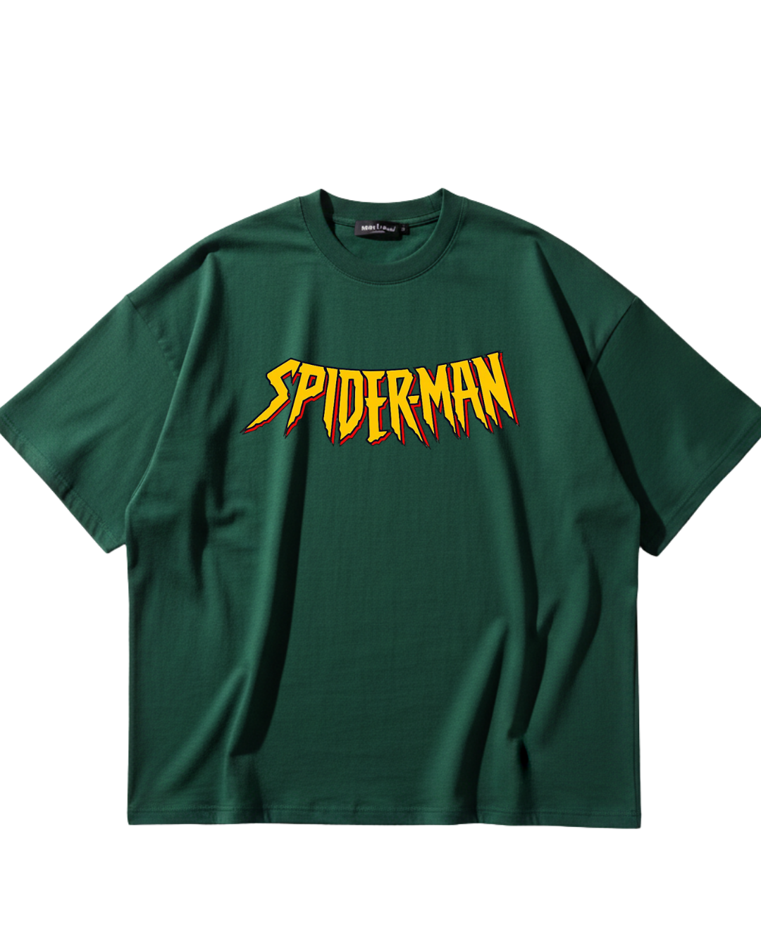 Spider Man Green Oversized Tee