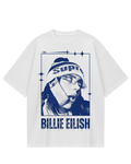Billie Eilish Box White Oversized Tee