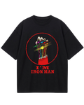 Iron Man Black I am Stark Oversized Tee