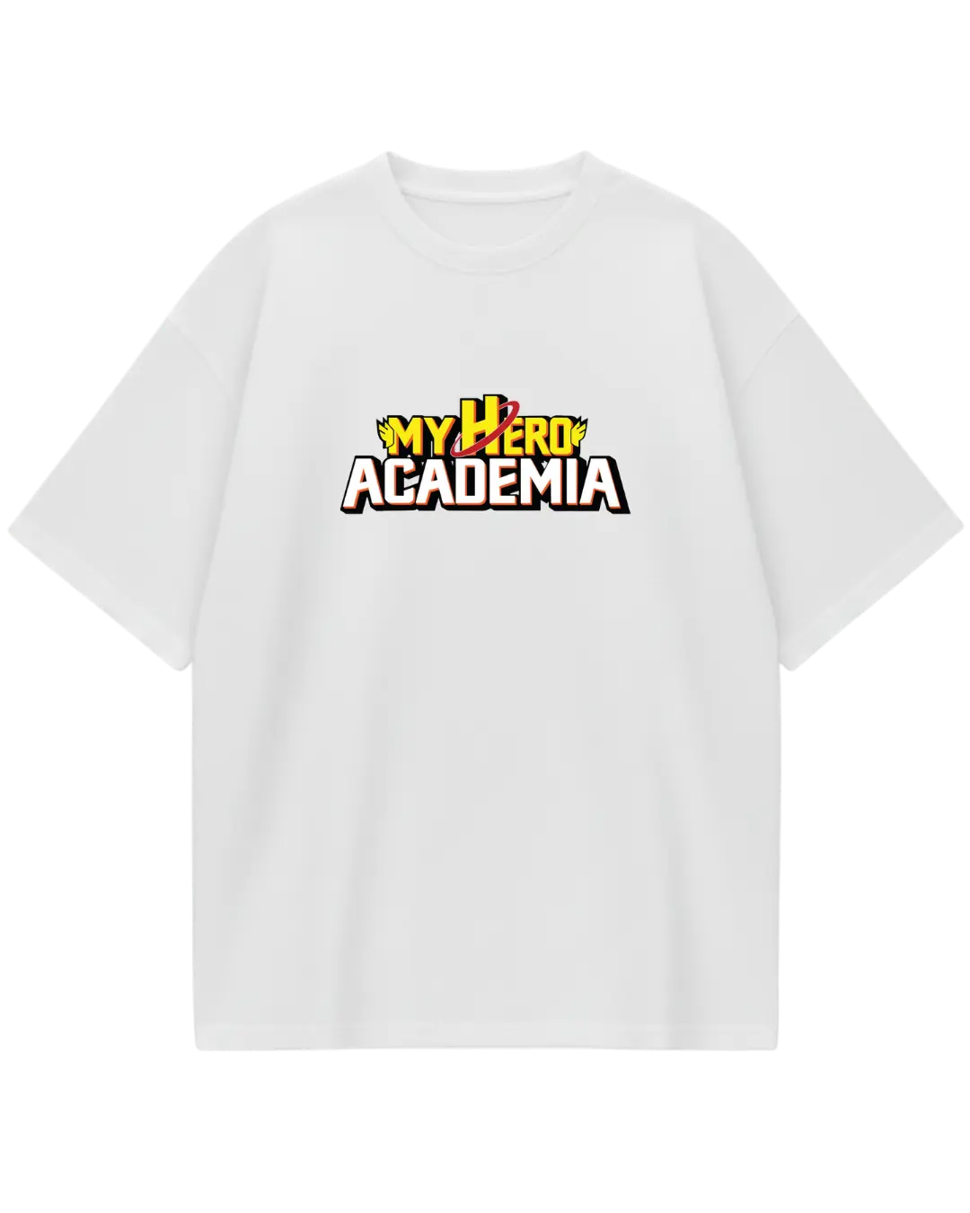 My Hero Academia Bakugo White Oversized Tee