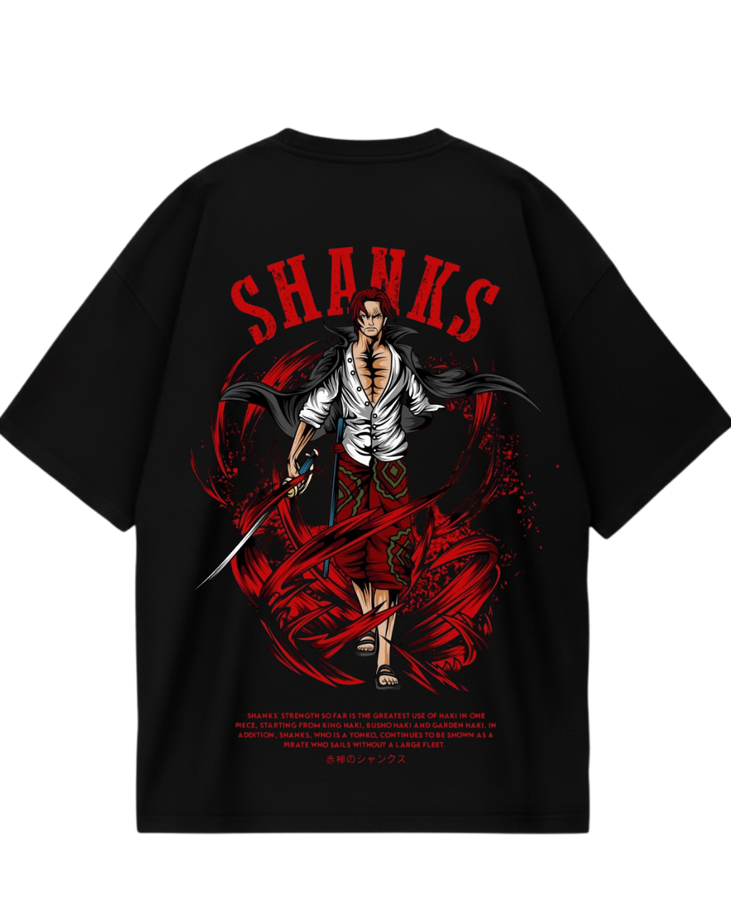 Black Shanks Oversized Tee