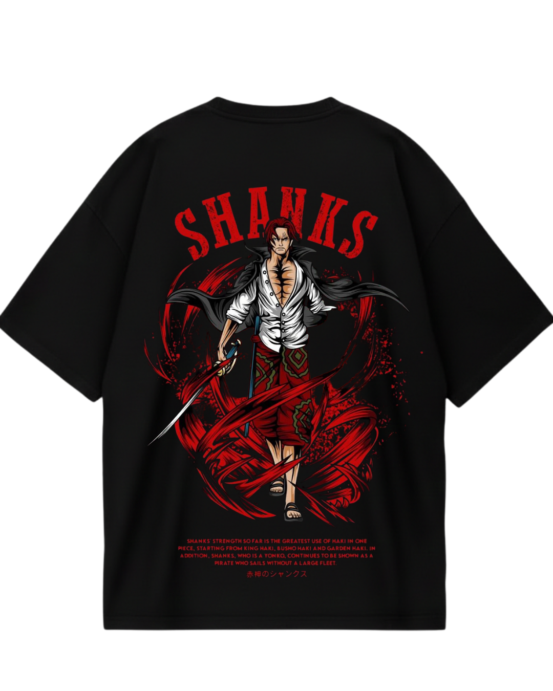 Black Shanks Oversized Tee