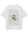 Real Madrid White Oversized Tee