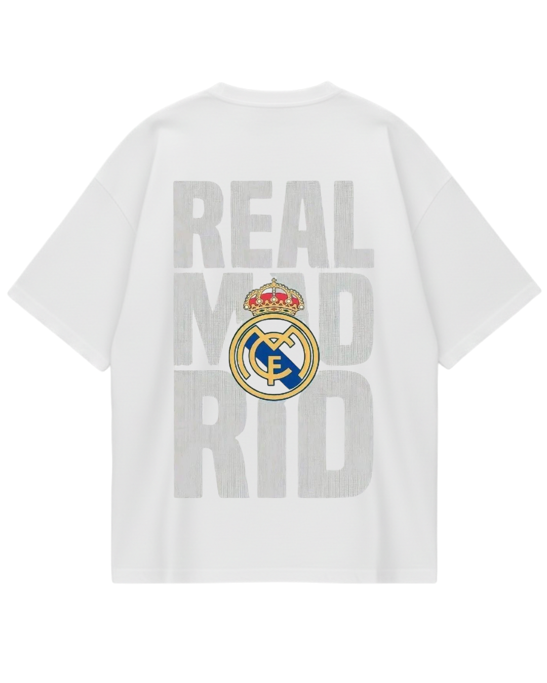 Real Madrid White Oversized Tee