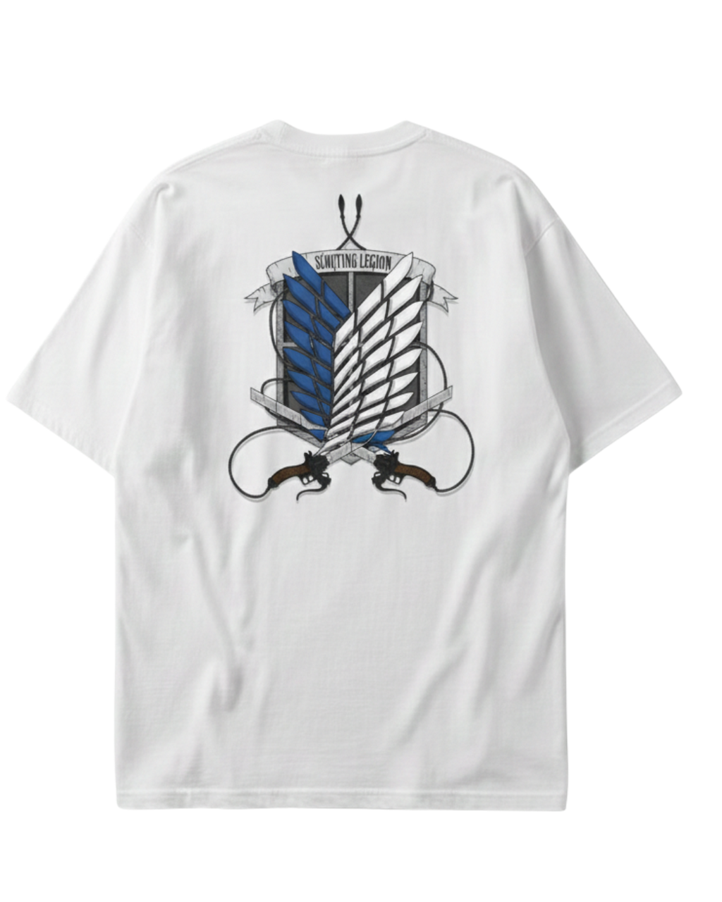 Attack On Titan White Oversized Tee