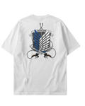 Attack On Titan White Oversized Tee