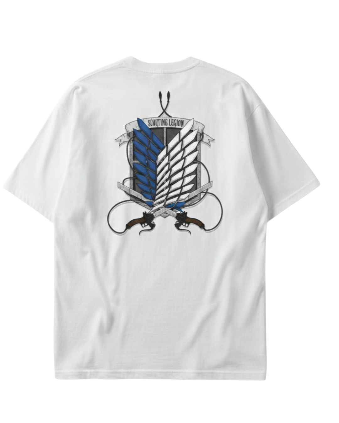 Attack On Titan White Oversized Tee