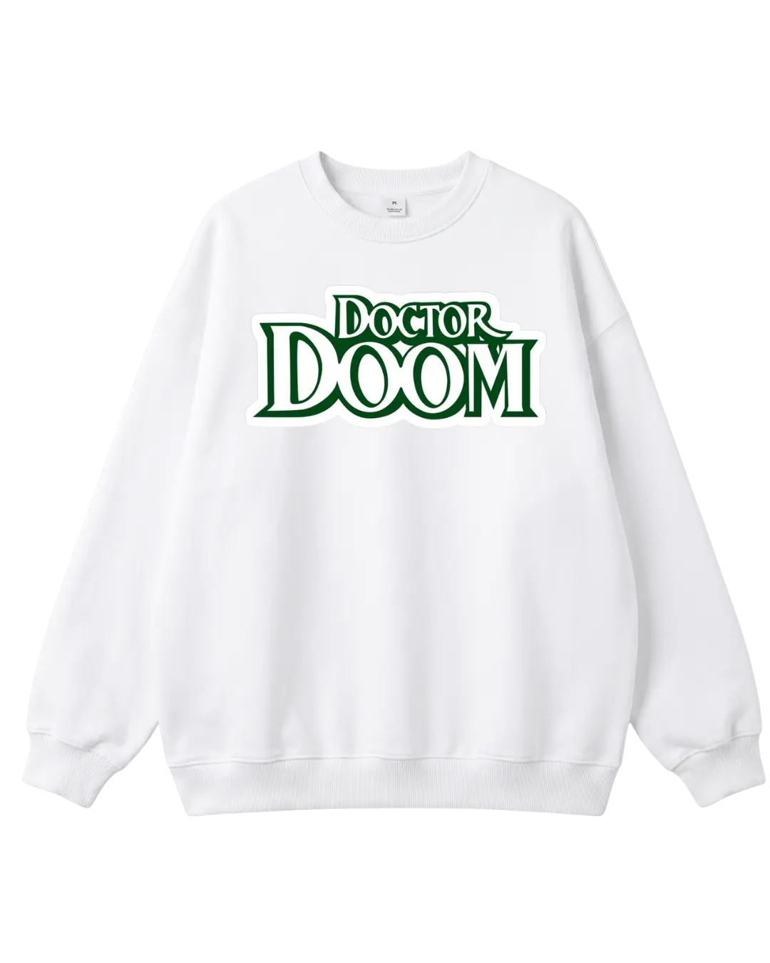 Dr Doom White Sweatshirt