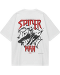 Spider Man White Oversized Tee
