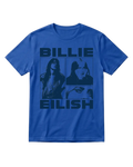 Billie Eilish Blue Half Sleeves