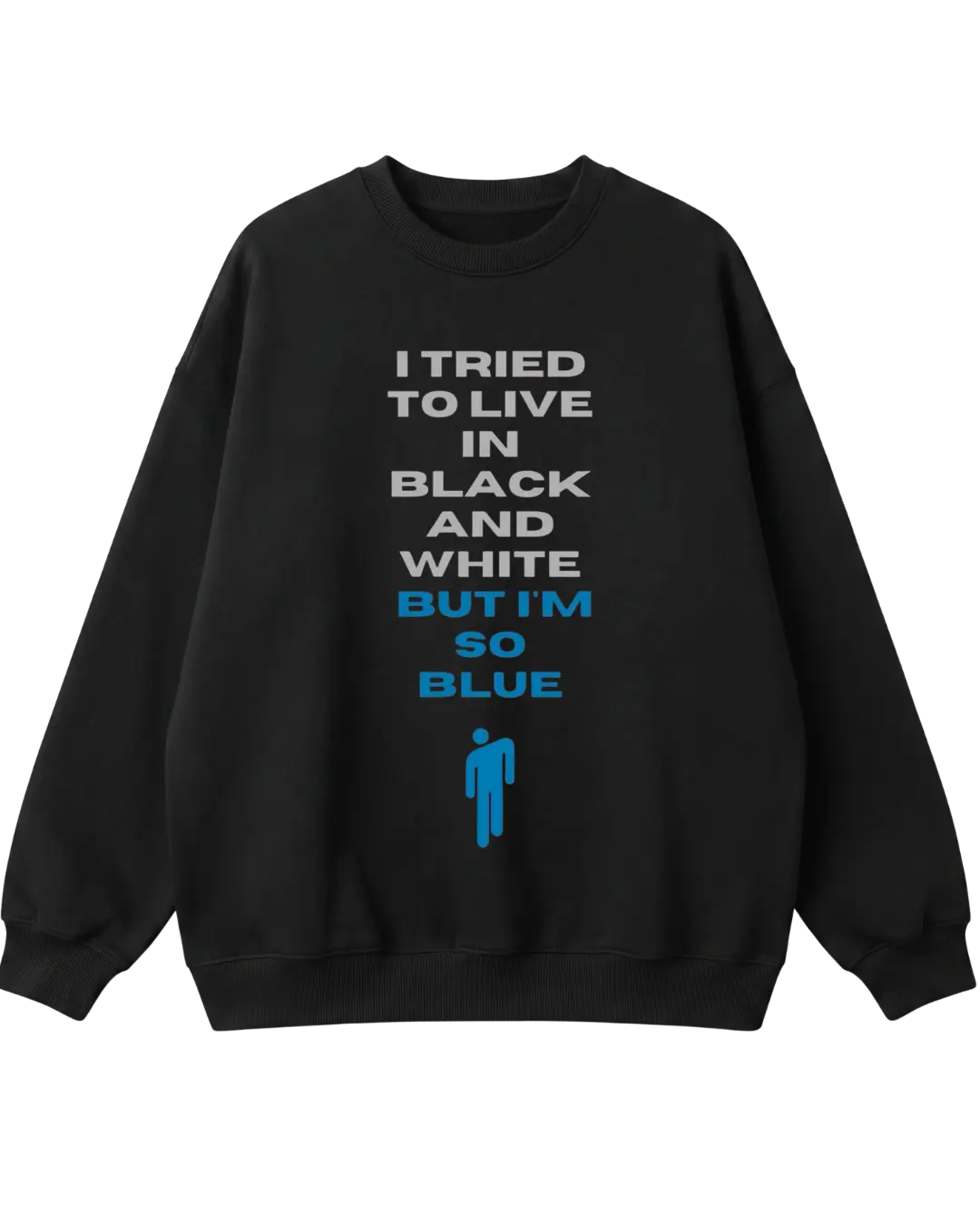 Billie Eilish Black Lyrics Sweatshirt
