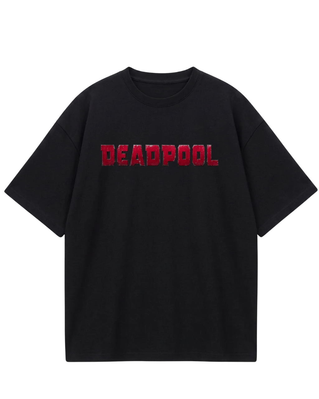 Deadpool Black Mask Oversized Tee