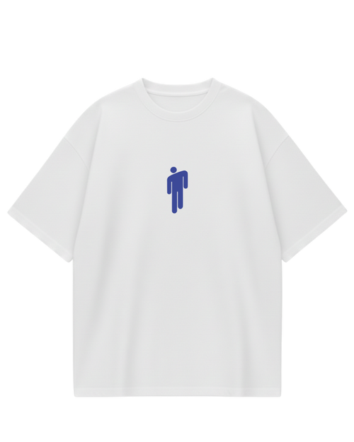 Billie Eilish Hit me White Oversized Tee
