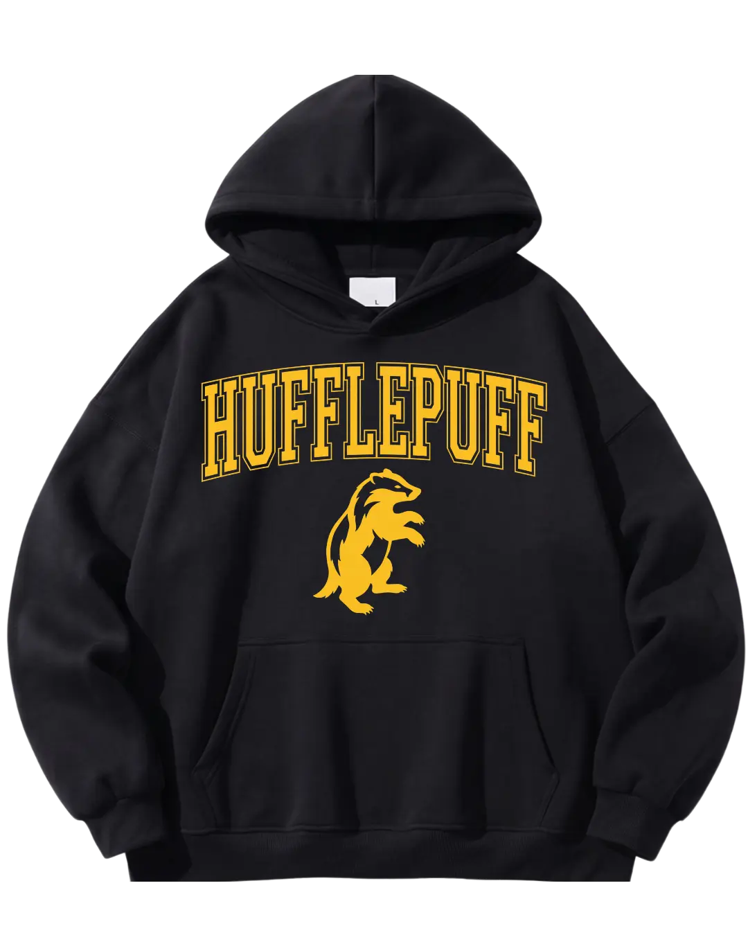 Harry Potter Hufflepuff Black Hoodie