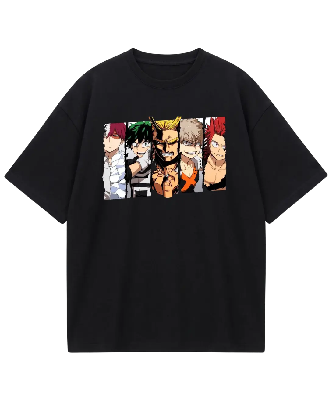 My Hero Academia Black Oversized Tee