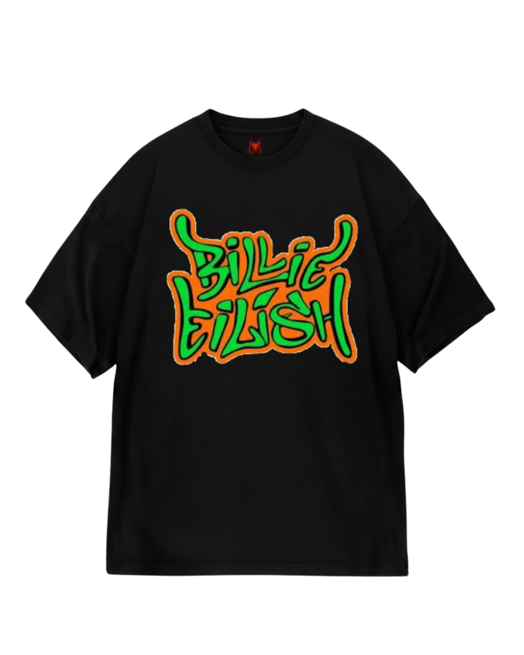 Billie Eilish Word Black Oversized Tee