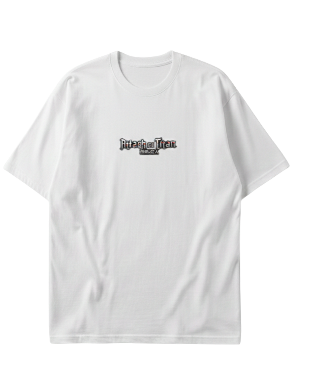 Attack On Titan White Oversized Tee