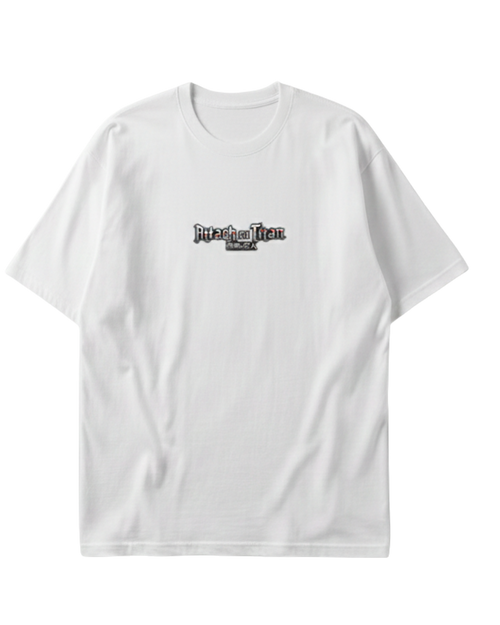 Attack On Titan White Oversized Tee