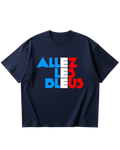 France Blue Oversized Tee