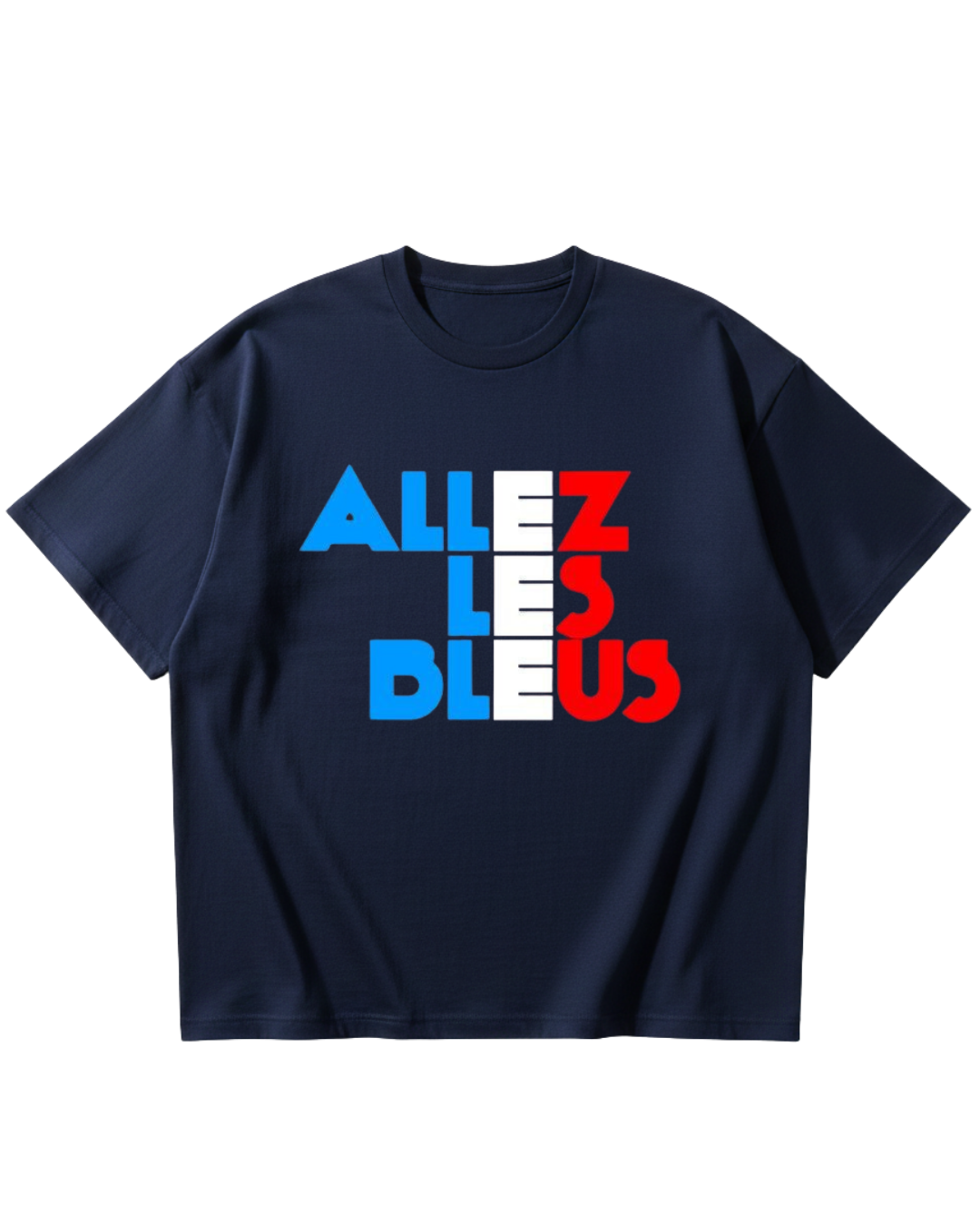 France Blue Oversized Tee
