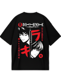 Kira Vs Light Black Oversized Tee