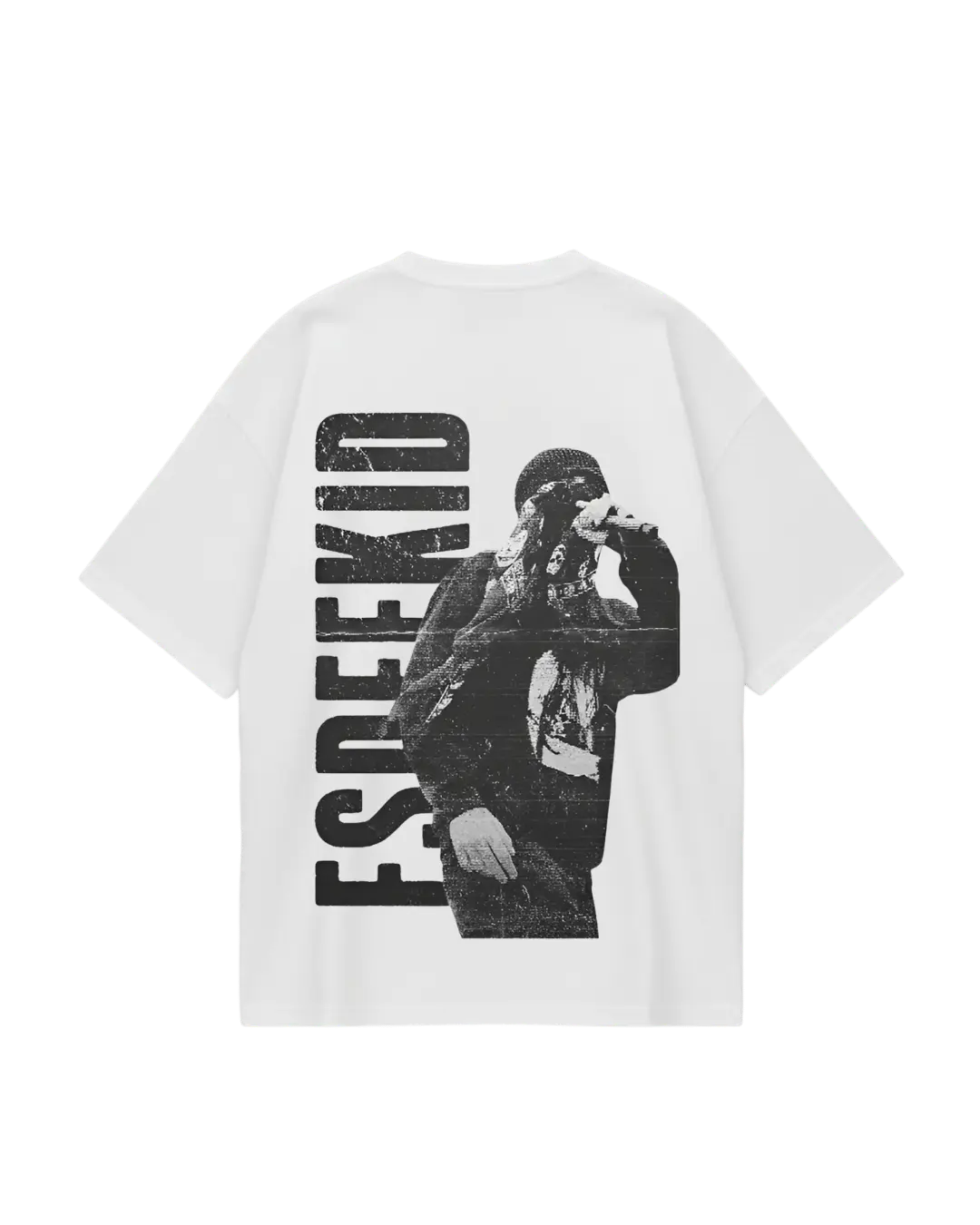 EsDeekid White Oversized Tee