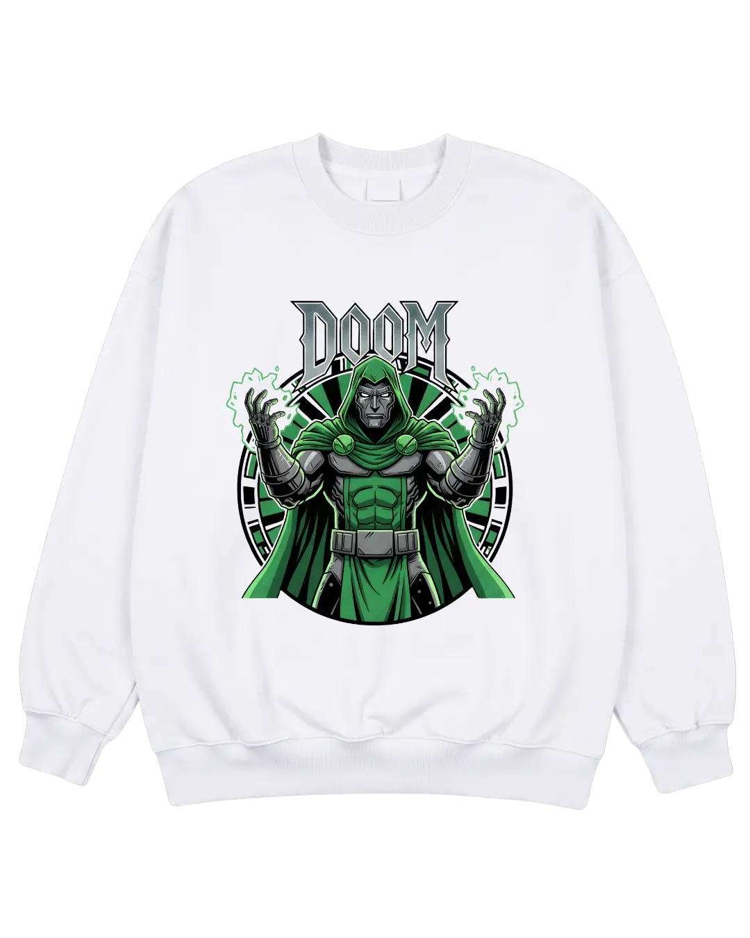 Dr Doom White Design Sweatshirt