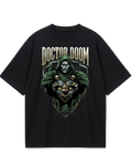 Dr Doom Black Banner Oversized Tee