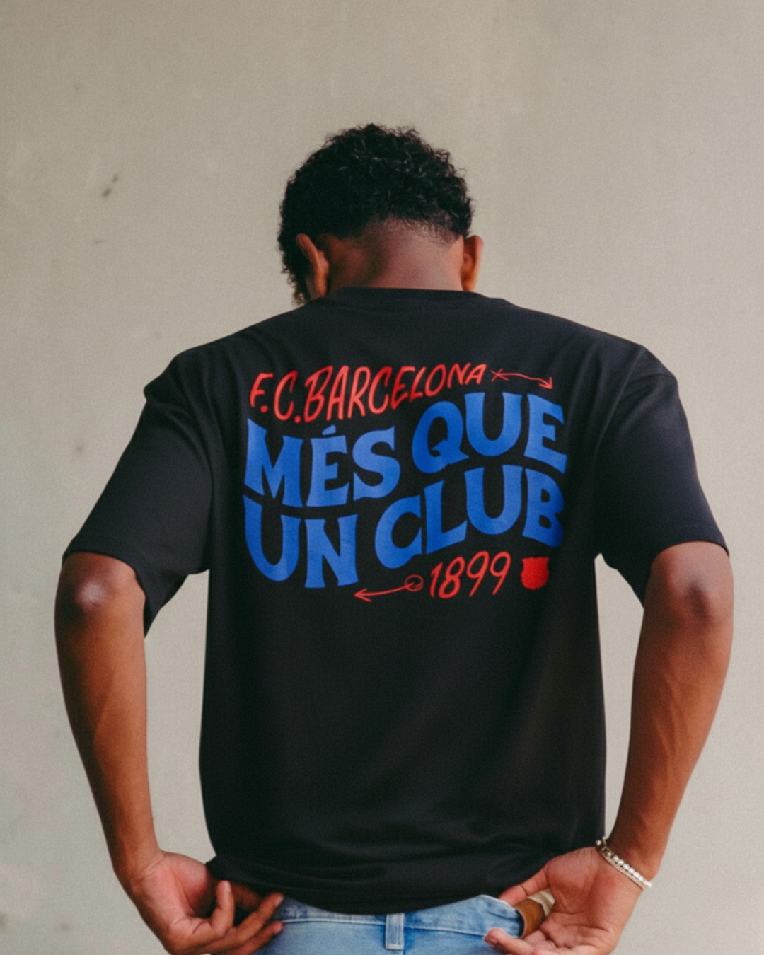 Barcelona Black MESQUE Oversized Tee
