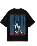 The Odyssey Black Poster Oversized Tee