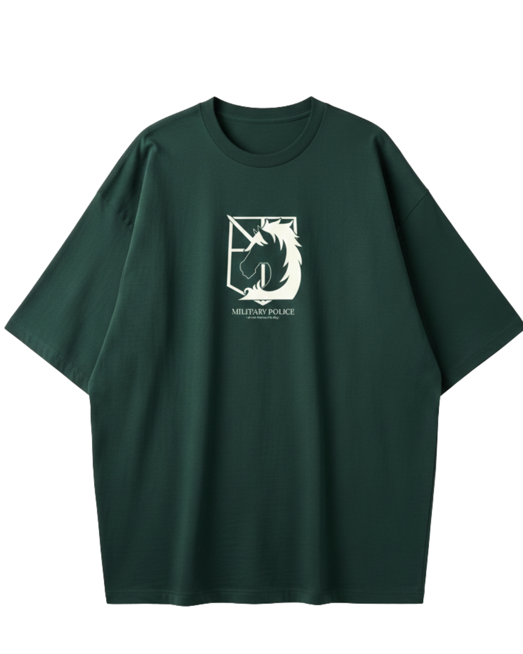 Attack On Titan Green Oversized Tee