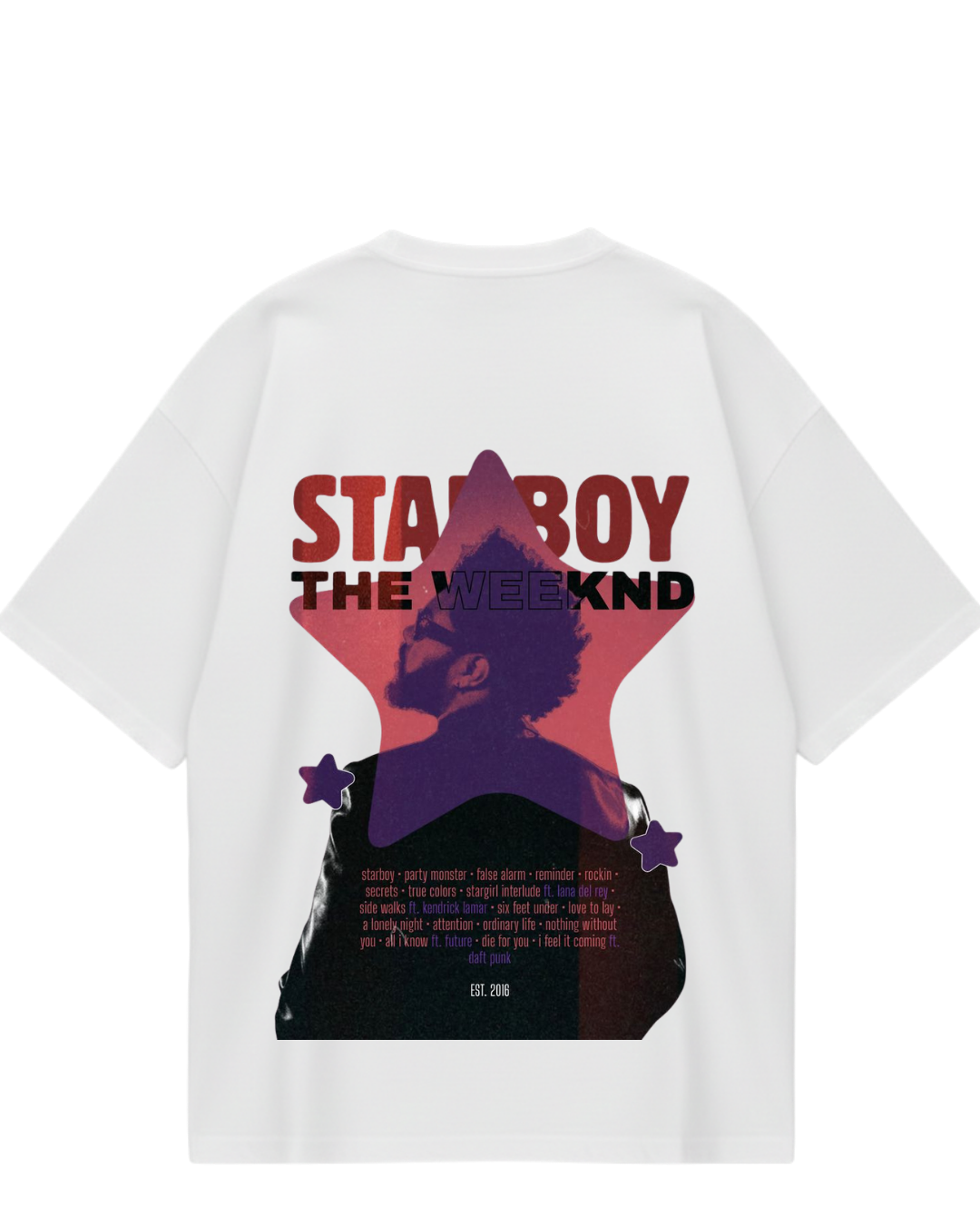 Weekend White Oversized Tee