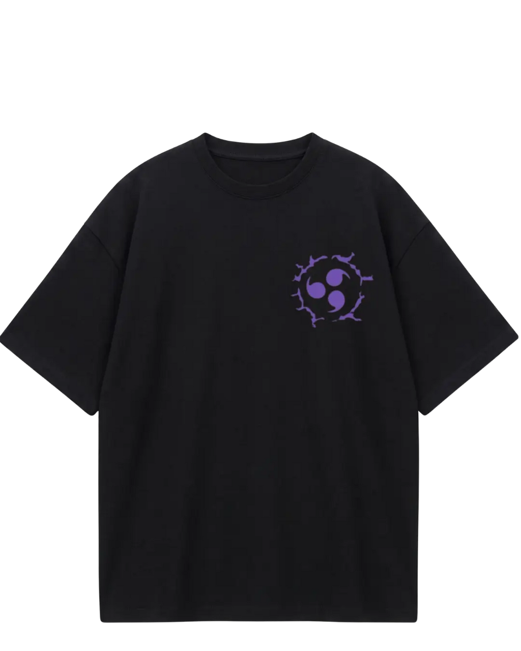 Sasuke Snake Black Oversized Tee