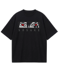 Naruto Sasuke Black Eyes Oversized Tee