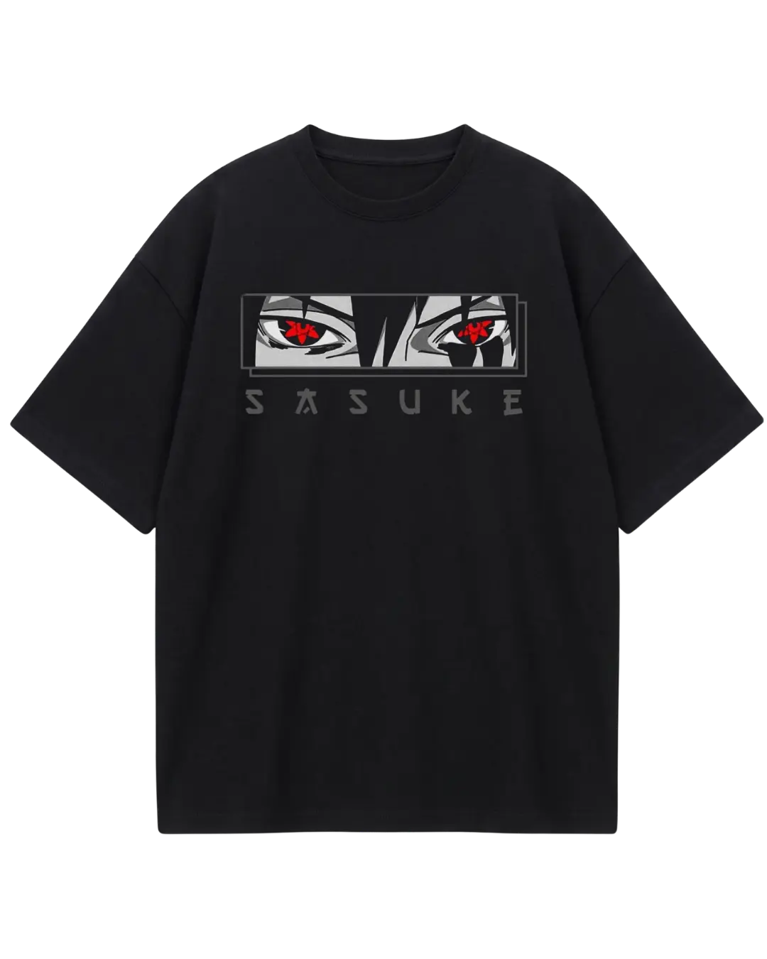 Naruto Sasuke Black Eyes Oversized Tee