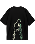 Black Zoro Oversized Tee