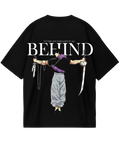 Toji Behind Black Oversized Tee