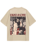 Death Note Beige Oversized Tee