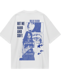 Billie Eilish Hit me White Oversized Tee