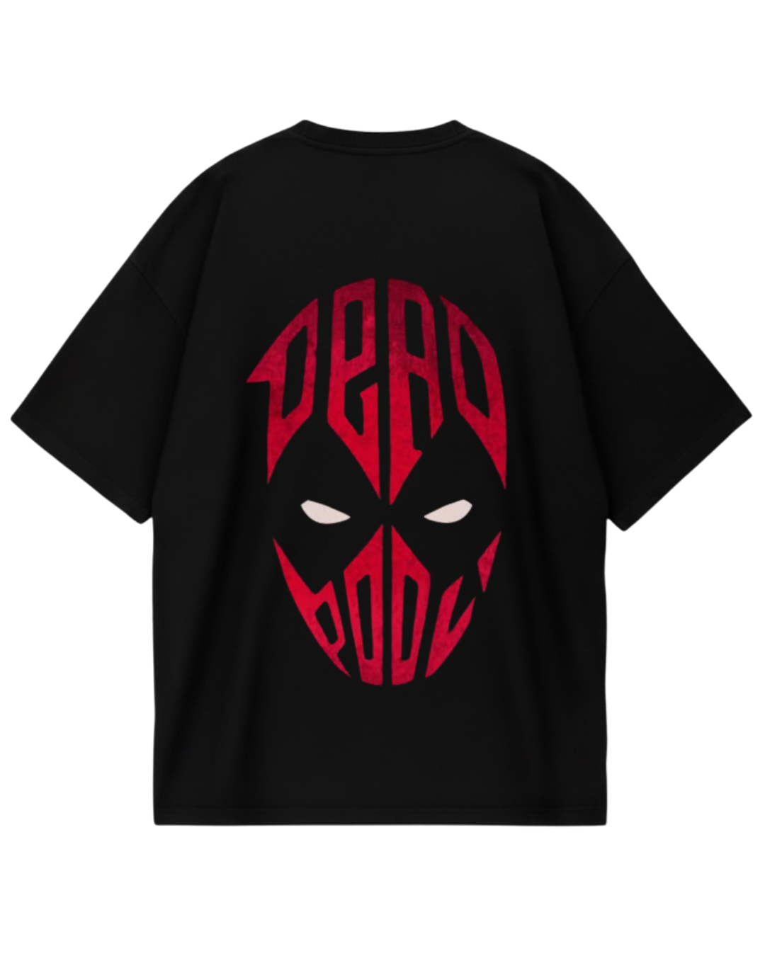 Deadpool Black Mask Oversized Tee
